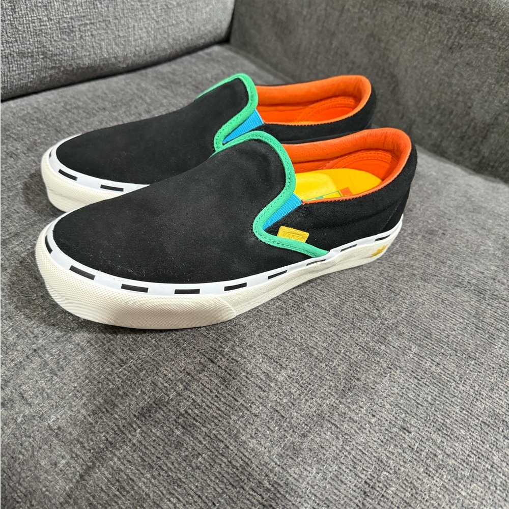 Vans Dobale x Classic Slip-On Vault LX 'Black Multi' Skate Mens 6.5 Womens 8 New - Picture 2 of 7